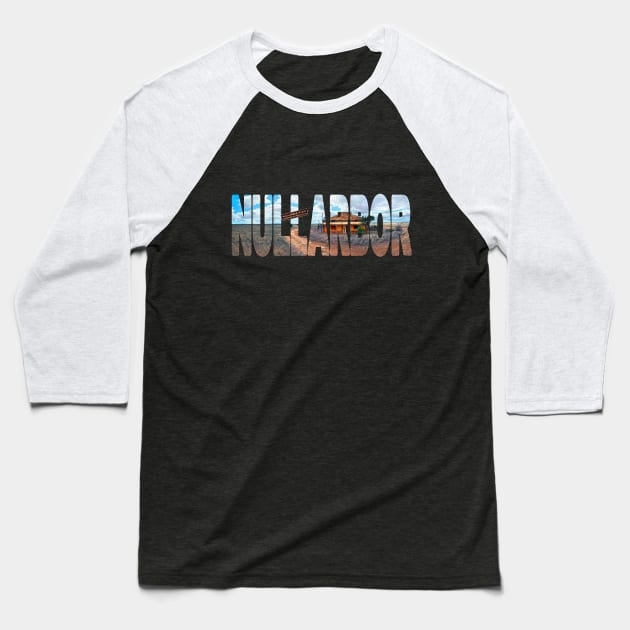 NULLARBOR - Plain Western Australia Homestead Ruins Baseball T-Shirt by TouristMerch